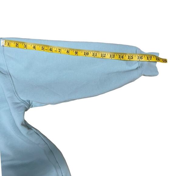 Acne Studios Fairah Face Patch Cotton Sweatshirt Mint Size XXS - Picture 15 of 16